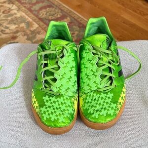 Adidas Green and Black Predator Absolute Indoor Soccer Shoe Size 9